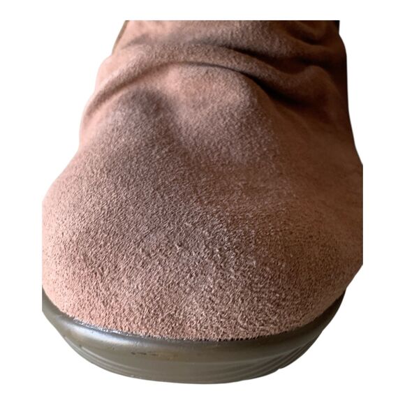 Skechers Sherpa Lined Ankle Boots SZ 11 Women's Mushroom Brown Studded Comfort - Picture 6 of 16